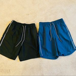 Two Pairs of Mens Swim Trunks